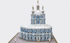 Макет Смольного собора - фото
