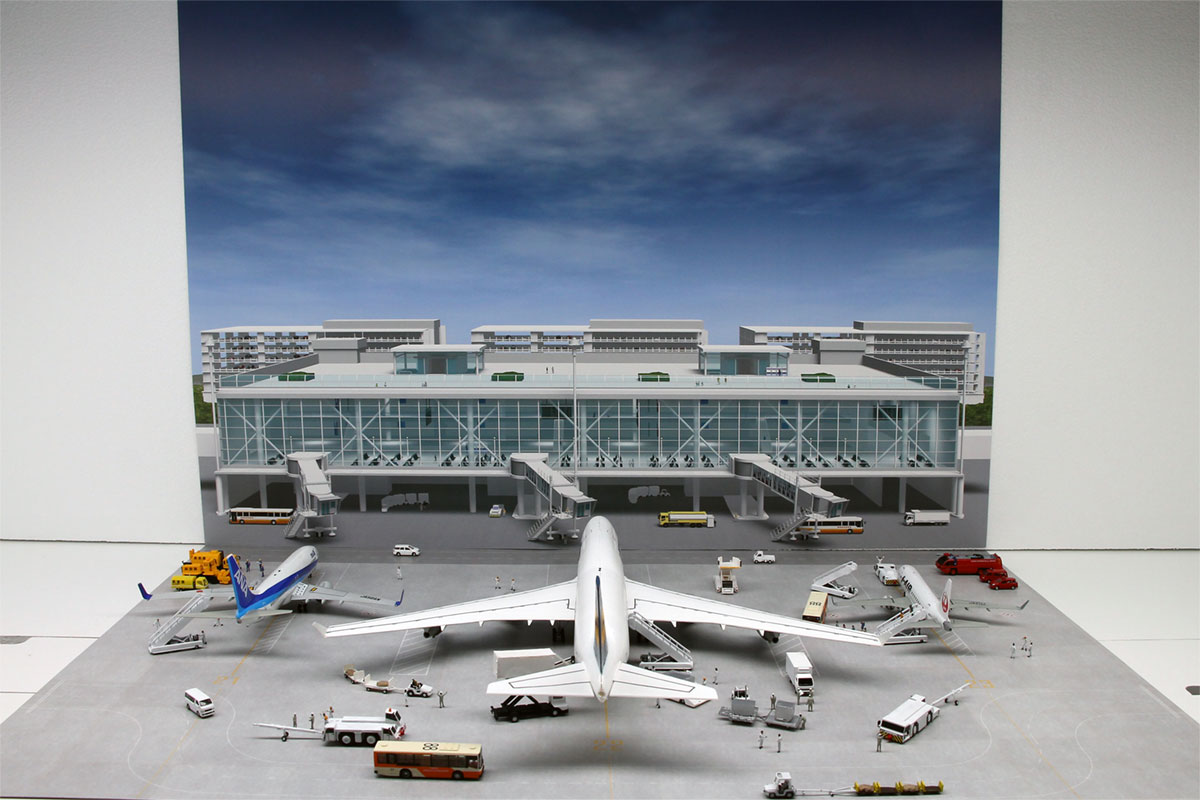 создание макета здания аэропорта